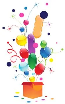 Festive surprise Stock Illustration