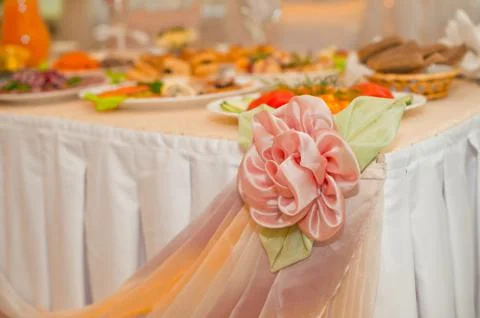 Festive table. Stock Photos