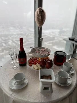 Festive table Stock Photos