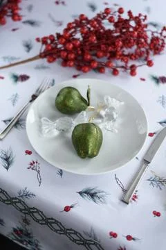 Festive table setting Stock Photos