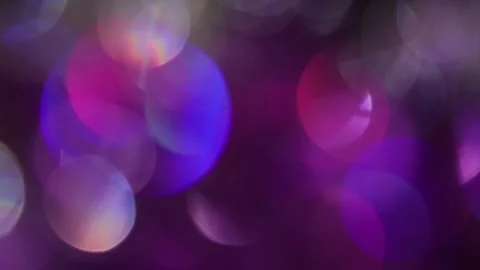 Festive twinkling background with large multi-colored bokeh effect 스톡 동영상 318072609