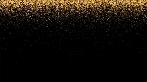 Festive vector background with gold glitter and confetti for christmas Stock Illustration