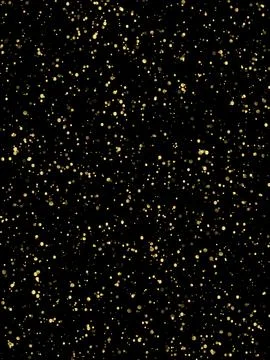 Festive vector background with gold glitter and confetti for christmas Stock Illustration