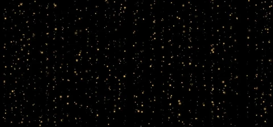Festive vector background with gold glitter and confetti for Christmas Stock Illustration