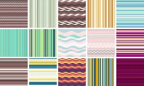 Festive vector illustration built through colorful lines, lively alignment, p Stock Illustration