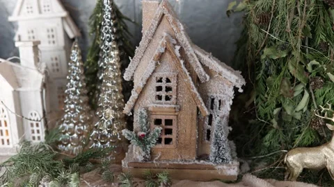 Festive Village Stock Footage 318420874