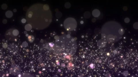 Festive Violet Particles Bokeh Stock Footage 254474635