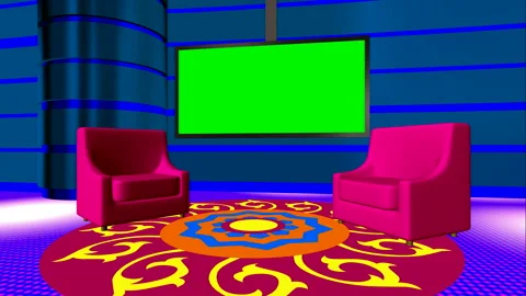 Festive virtual set for celebration and traditions Video stock 131995769