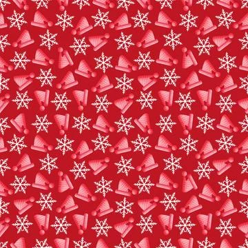 Festive Winter Pattern Stock Illustration