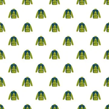 Festive winter sweaters creating a repeating background design イラスト素材