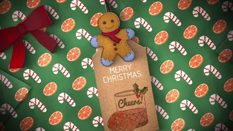 Festive Wrapping Paper 01 Video stock 294065774