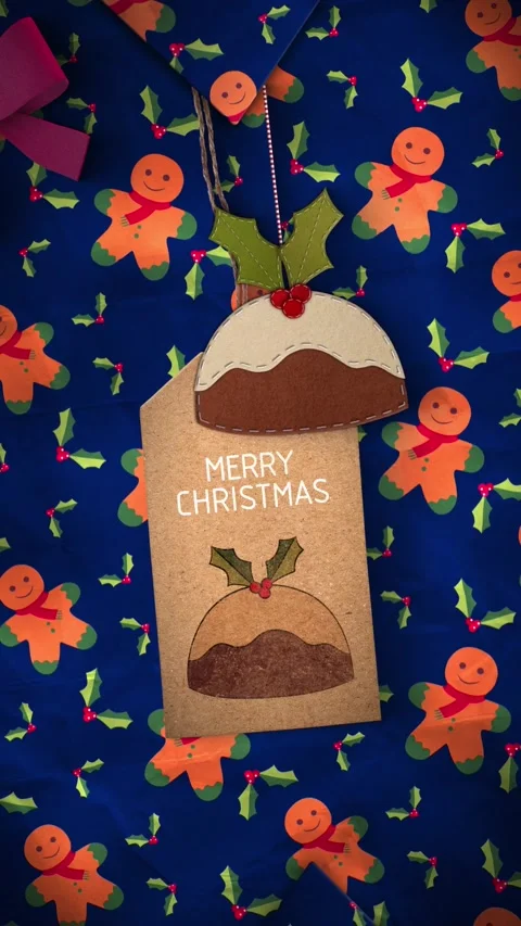 Festive Wrapping Paper 03 Stock Footage 294066294