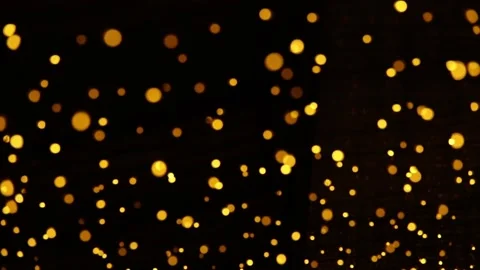 Festive yellow defocus light on dark background 動画素材 226773364
