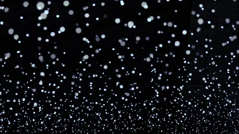 Festive yellow defocus light on dark background Stock Footage 234652464