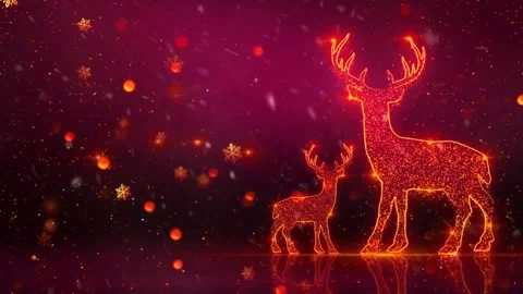 Festive Yuletide 4K UHD Motion Backdrop Featuring Seasonal Cheer, Elegant H.. Stock Footage 346587490