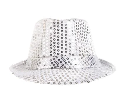 Festively white hat Foto stock