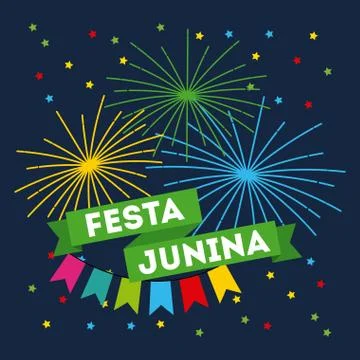 Festivity june illustration Stock Illustration
