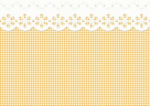 Feston / ornament on checkered pattern - endless Stock Illustration