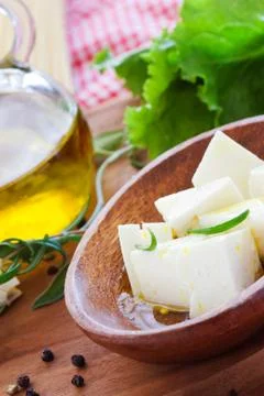 Feta cheese Stock Photos