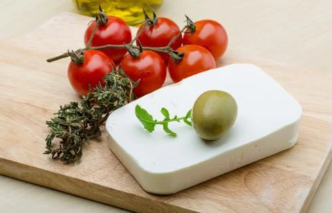 Feta cheese Stock Photos