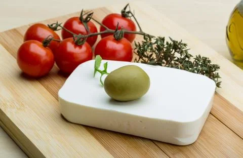 Feta cheese Stock Photos