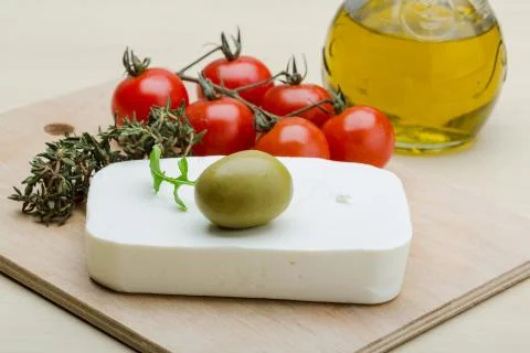 Feta cheese Stock Photos