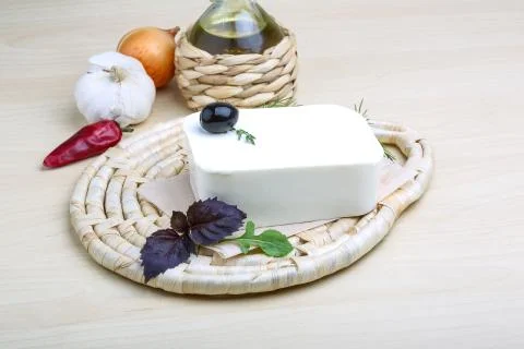 Feta cheese Stock Photos