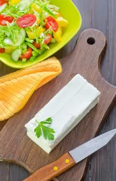 Feta cheese Stock Photos