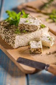 Feta cheese Stock Photos