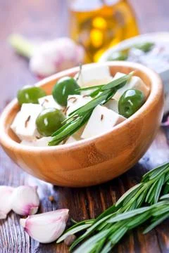 Feta cheese Stock Photos