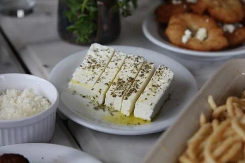 Feta. Cheese Stock Photos