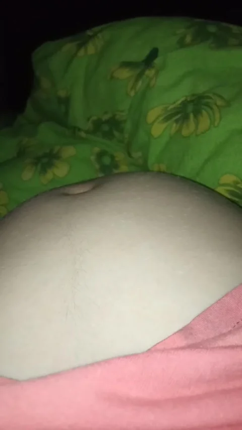 Fetal movement in the abdomen Stock Footage 225308228