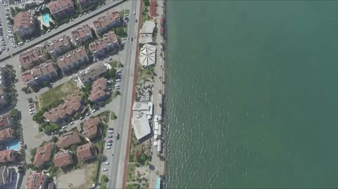 Fethiye aerial Stock Footage 58617115