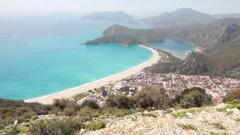 Fethiye Belcekiz Beach Video stock 130154670