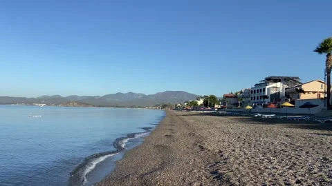 Fethiye Calis Beach Early  Stock Footage 220492518
