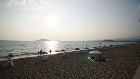 Fethiye Calis Beach Turkey Stock Footage 73067919