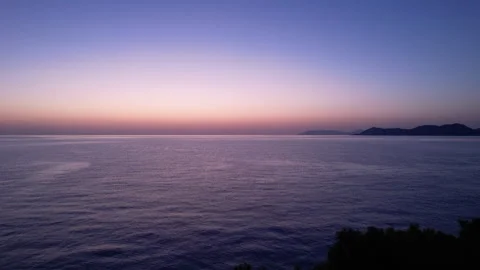 Fethiye coastal view sunset drone, fa01 Stock Footage 254189057