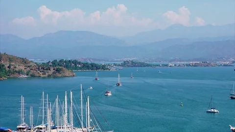 Fethiye Coastline  스톡 동영상 73067867