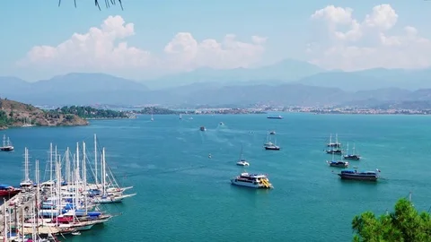 Fethiye Coastline  Stock Footage 73067889