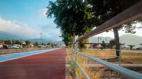 Fethiye Harbor Shoreline Stock Footage 97108882