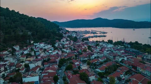 Fethiye hyperlapse 01 Stock Footage 245571870