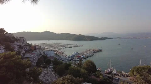 Fethiye top view from the hill. Turkey Video stock 169543744