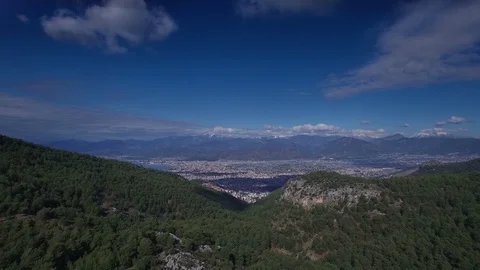 Fethiye Turkey Aerial View Video stock 101786984