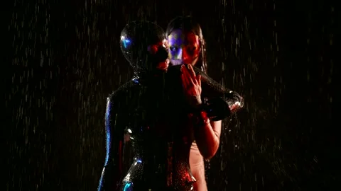 A fetish and a gentle dance between two women in love. Free love for all sexual Video stock 172466106