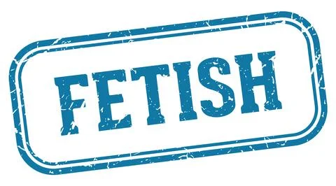 Fetish stamp. fetish rectangular stamp on white background イラスト素材