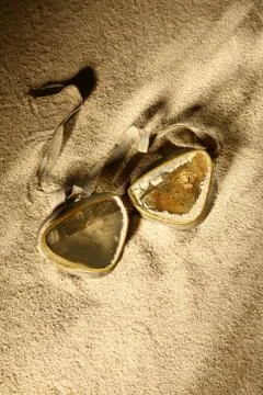 Fetish stuff in the sand Stock Photos