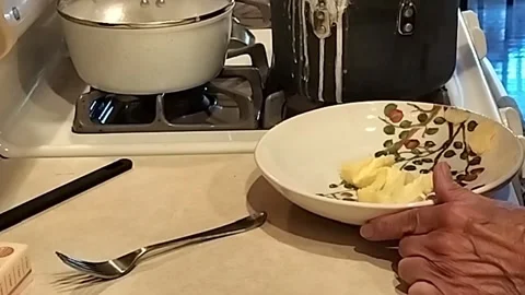 Fettuccine Alfredo Stock Footage 313744799