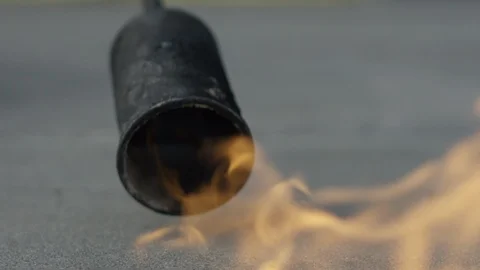 Feuer Gasbrenner 2 HD Video stock 88123350