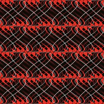 Feuriger Draht seamless pattern burning wire Copyright: xZoonar.com/angeta... Foto stock