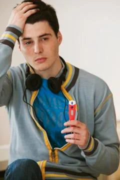 Fever in an adolescent Stock-Fotos